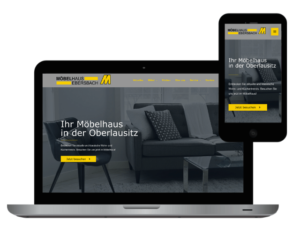 Website Möbelhaus