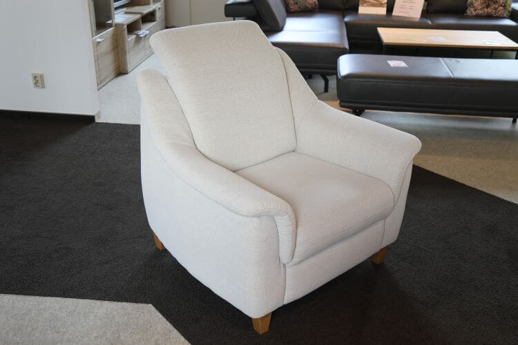 Sessel LS 5090 Weiss gepolstert