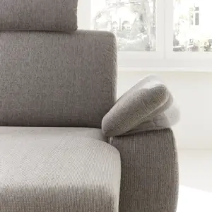 Ecksofa Colombia hellbraun