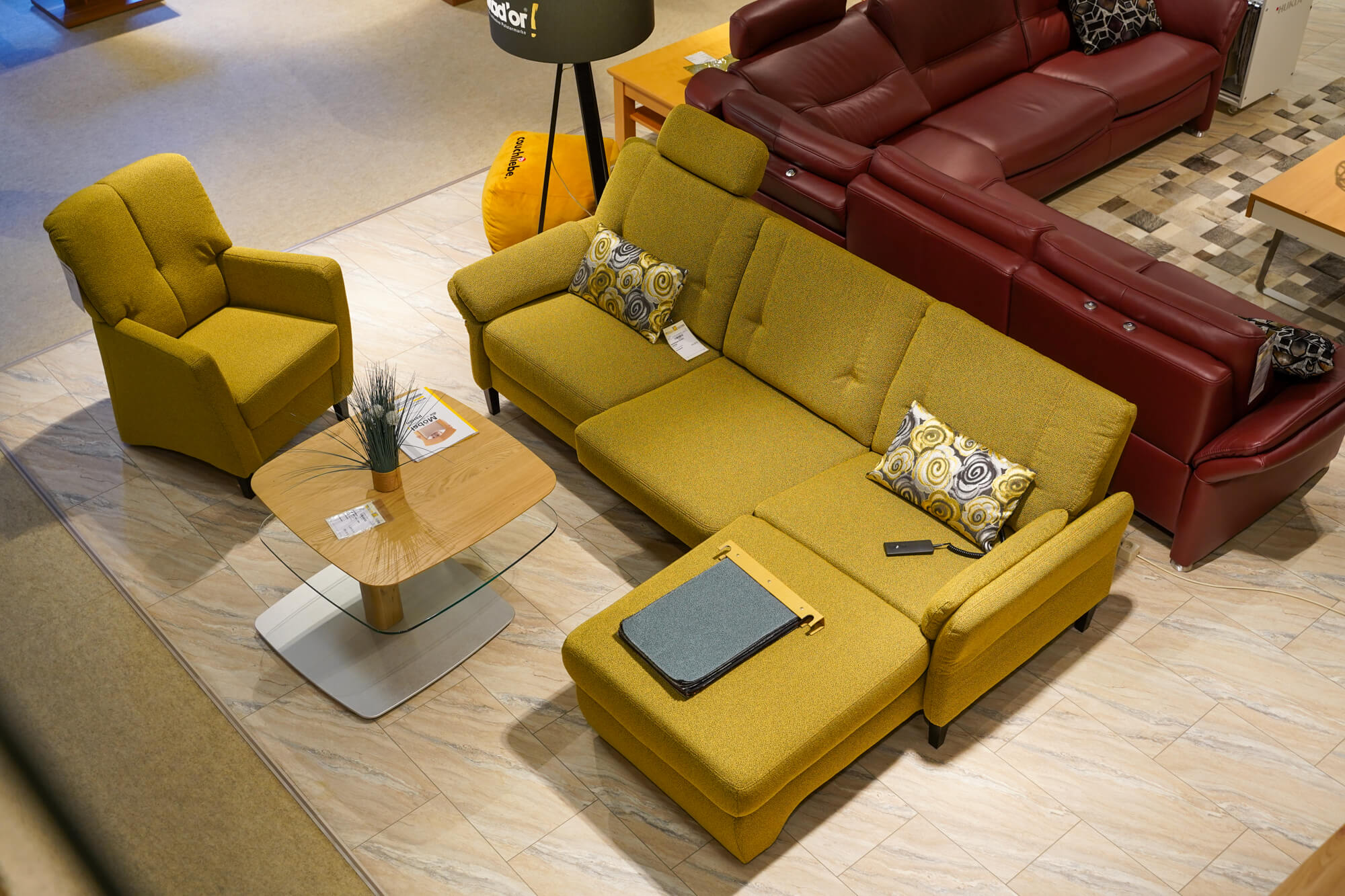 Sofagarnitur-Pistaziengrün-Designsofa