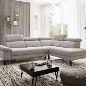 polstergarnitur laina-feincord-silber-ecksofa