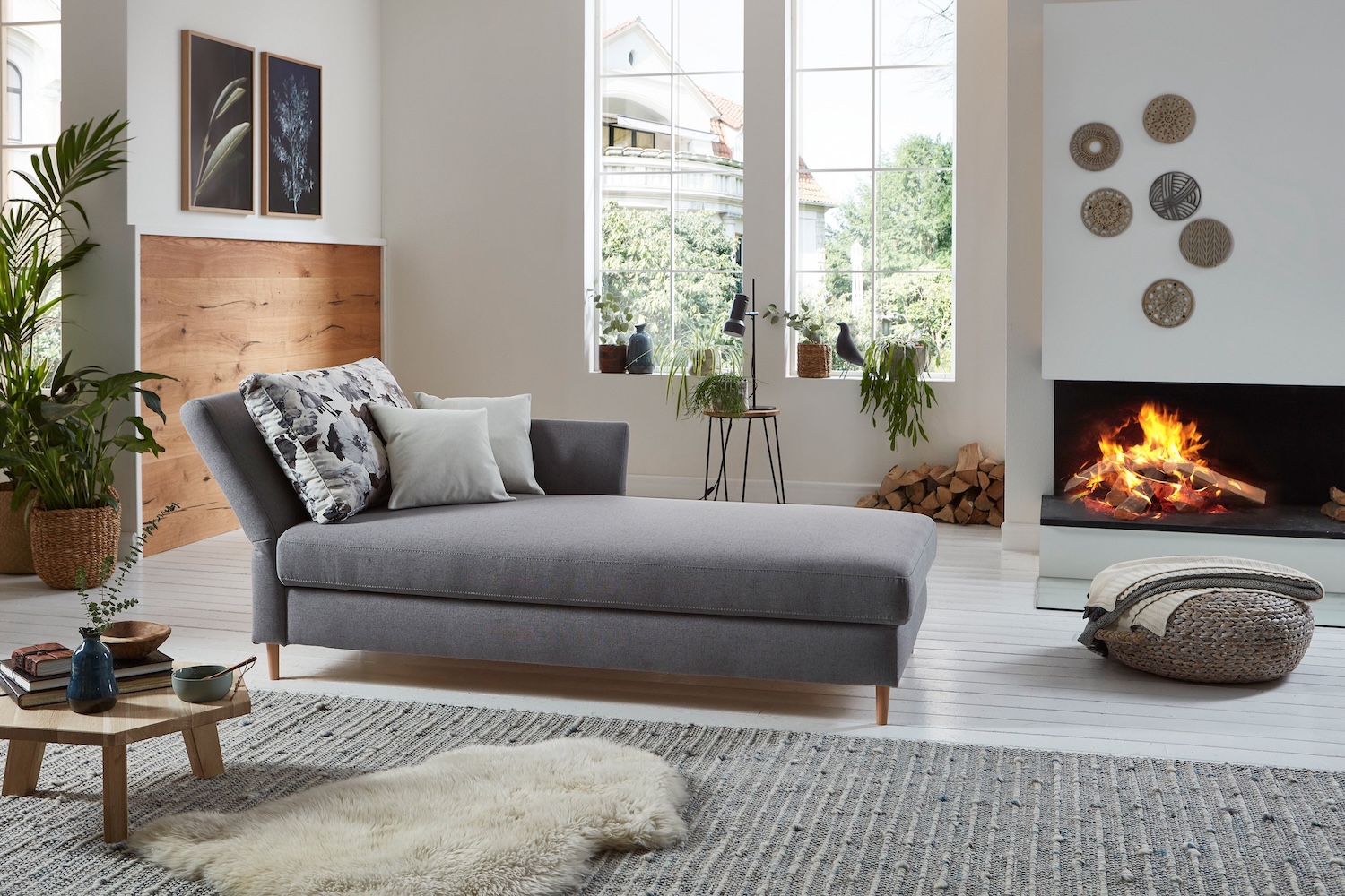 Schlafsofa Easy grau