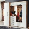 garderobe roubaix-weiss-eiche