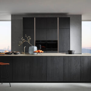Nolte Designküche mit Insel Eiche Nero