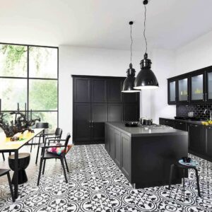 Nolte Inselküche Landhausstil Echtlack softmatt